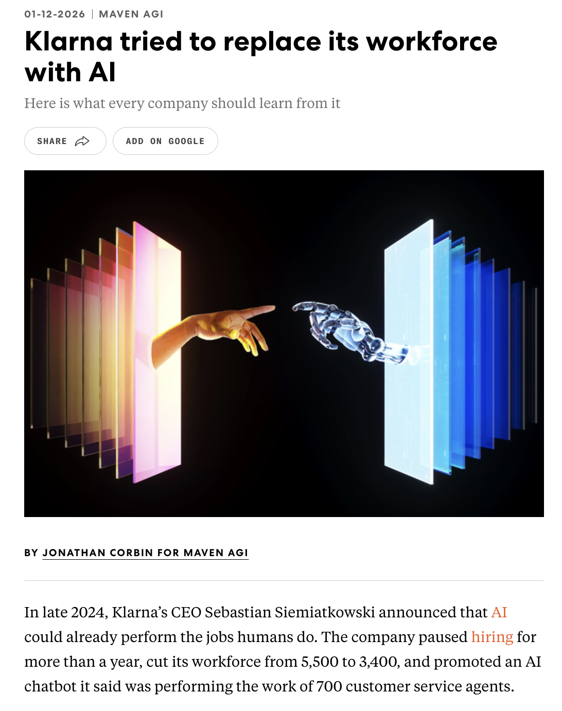Klarna 700명 대체 기사